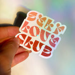 Self Love Club Sticker - Cheeky Peach Designs 