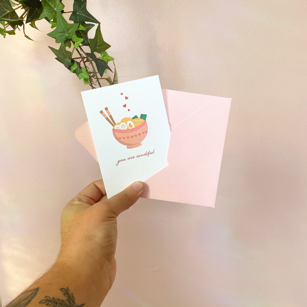 Galentine's Day Mini Greeting Card Pack - Cheeky Peach Designs 